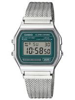 VYRŲ LAIKRODIS CASIO A158WEM-3DF (zd093d) - KLASIKA + DĖŽUTĖ