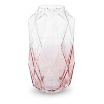 Rožinės spalvos iš stiklo vaza (aukštis 28 cm) Brice – Premier Housewares