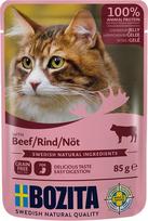 Bozita Beef Chunks in jelly - wet cat food - 85g