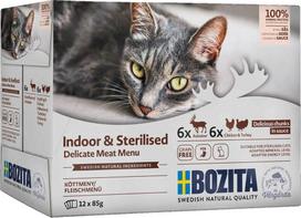 Bozita sterilised pieces in sauce with meat multibox - wet cat food -12 x 85g