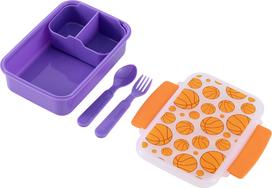 Itotal - Lunch Box with Cutlery - Basketball (ID2024)