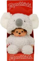 Monchhichi Pliušinė beždžionėlė su koalos kostiumu, 18 cm