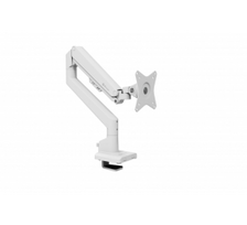 Arozzi Desk Mount | Neo Single - Gas Spring Monitor Arm AZ-ALZARE-NEO-WT | Tilt, Swivel, Rotation | Maximum weight (capacity) 9 kg | White