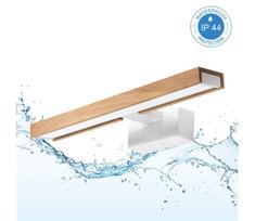 Brilagi - LED vonios veidrodžio apšvietimas 3 viename WOODY MIRROR LED/8W/230V IP44 balta/ąžuolas