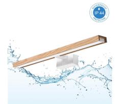Brilagi - LED vonios veidrodžio apšvietimas 3 viename WOODY MIRROR LED/12W/230V IP44 balta/ąžuolas