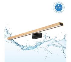 Brilagi - WOODY MIRROR 3 viename vonios veidrodžio LED apšvietimas LED/15W/230V IP44 juoda/ąžuolas