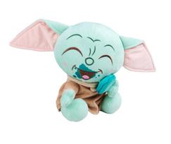 SIMBA DISNEY Mandalorian pliušinis žaislas Grogu su makarūnu, 25 cm, 6315870755