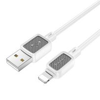 USB A to Lightning Hoco 2.4A 1 m X108 white