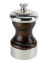 Peugeot - Palace Saltkværn Brun / Sølvbelagt 10Cm - Prieskonių malūnėlis - Sidabro