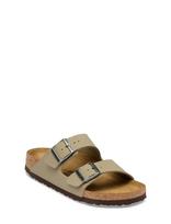 Birkenstock - Arizona Bf Faded Khaki/Dark Brown Os - Plokščiapadžiai sandalai - Chaki spalva