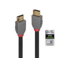 HDMI Laidas - LINDY Anthra Line HDMI Laidas M/M, Ultra Didelės Spartos, 2 m, Juodas