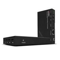 HDMI Signalo Ilgintuvas - LINDY Cat.6 HDMI 4K30, IR  and  RS-232 HDBaseT Ilgintuvas su PoC, 70 m, Juodas