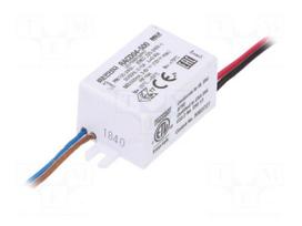 Power supply: switched-mode | LED | 4W | 3÷8VDC | 500mA | 90÷264VAC