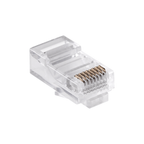 Kompiuterių komponentai ir priedai // PC/USB/LAN kabeliai // Wtyk telefon. RJ45  8P 8C (linka)