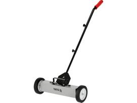 Yato YT-17400 magnetinis šlaviklis, 450mm, 12-22kg, aliuminis, ferito magnetas, teleskopinis kotas 76-113cm, ratai 18cm