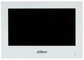 Dahua VTH2621GW-P 7″ IP vaizdo domofono monitorius PoE TFT 1024×600 dvikryptis garsas nuotolinis atraktojas H.264/H.265 micro-SD palaikymas Balta