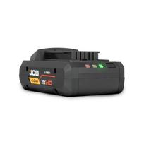 JCB JCB-18LI-4HC Professional 18V Li-Ion didelės talpos akumuliatorius įrankių maitinimui 4.0Ah LED įkrovos indikatorius suderinamas su JCB 18V įrankiais