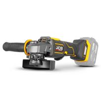 JCB JCB-18PAG-125 Professional 18V bešepetėlinis kampinis šlifuoklis metalo pjovimui šlifavimui ir valymui 125mm 5coliai 9000aps./min mentelinis jungiklis