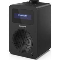 Sharp DAB+ radijas DR-430(BK), 5W, Bluetooth, LCD ekranas, juoda spalva
