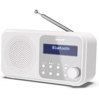 Sharp Tokyo nešiojamas skaitmeninis radijas DR-P420(WH), DAB/DAB+/FM, Bluetooth 5.0, 4 x AA baterija, balta