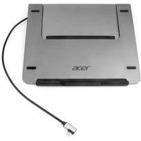 Acer dokų stotis + stovas, HP.DSCAB.012, 1xHDMI, 1xUSB-C, 3xUSB-A, 11.6-15.6" nešiojamiesiems kompiuteriams, aliuminio lydinys