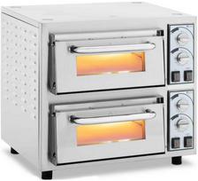 Elektrinė krosnelė Royal Catering Profesionali dviejų kamerų picos orkaitė 2 picoms. 35 cm 4400 W