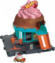 „Hot Wheels“ ledo ritulio trasa „Downtown Ice Kreminis Swirl“ HTN77 Mattel