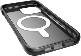 Raptic X-Doria Clutch dėklas iPhone 14 Pro Max su MagSafe galiniu dangteliu, juodas