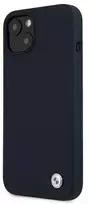 Dėklas BMW BMHCP13SSILNA iPhone 13 mini 5.4 tamsiai mėlyna/navy deklas Silikoninis parašas