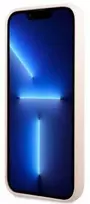 Guess GUHMP13XSPLP iPhone 13 Pro Max 6.7 rožinės/rožinės spalvos deklas Silikono logotipas MagSafe plokštelė