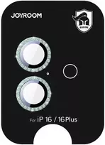 apsauginis stiklas iPhone 16/16 Plus kameroms – žalias