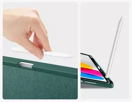 Dėklas planšetei žalias su laikikliu pieštukui iPad 10.9 / 11