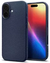 Telefono dėklas iPhone 17 mėlynas Spigen Liquid Air