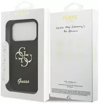 Telefono dėklas iPhone 17 Pro juodas blizgus Guess