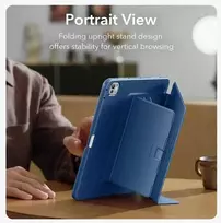 iPad Pro 11 (2024–2025) dėklas atverčiamas mėlynas ESR