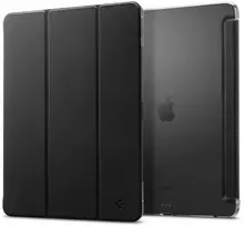 iPad Pro 13 dėklas Liquid Air Folio juodas Spigen