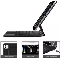 iPad Pro 13 (2024–2025) dėklas magnetinis juodas SmartCase