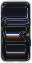 iPhone 17 Pro dėklas skaidrus tamsiai mėlynas Spigen