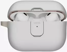 Dėklas AirPods Pro 3 pilkos smėlio spalvos Uniq Clyde
