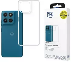 Dėklas telefonui Motorola Moto G57 Power skaidrus su apsauga 3mk