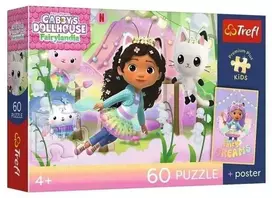 Trefl Dėlionė 60 PremPlus Kids Gabi ir katino nuotykiai.17431