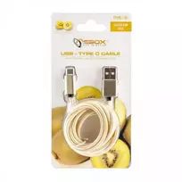 Pintas USB-A į USB-C kabelis 1,5 m, auksinis