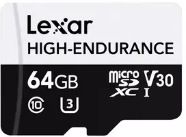 Lexar High-Endurance Micro SDHC/Micro SDXC 64GB memory card