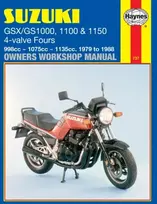 KNYGA John Haynes Suzuki GS/GSX1000, 1100 & 1150 4-valve Fours (79 - 88) Haynes Repair Manual