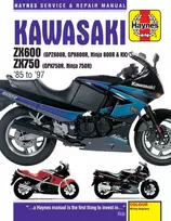 KNYGA Haynes Kawasaki ZX600 Ninja