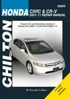 KNYGA Haynes Publishing Honda Civic & CR-V ('01-'11) (Chilton)