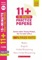 KNYGA Tracey Phelps 11+ 15-Minute Practice Papers for the CEM Test Ages 10-11