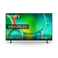 Sony TV | K75S25M2 Bravia 2 | 75 | Smart TV | Google TV | 4K UHD | Black|K75S25M2PB.CEI