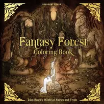KNYGA John Bauer Fantasy Forest Coloring Book
