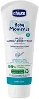 Natura Bella Chicco Baby Moments kremas nuo vystyklų bėrimo be kvapiklių 0 mėn.+ 100 ml